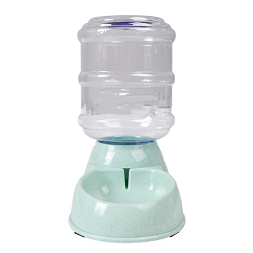 PET Automatic Water Feeder 3.8L abnehmbar waschbarer Nicht rutscher Basis und Leckdosen mit Wasserergewinde mit Wasserspender Wasserspender für Katzenhund von Cndiyald