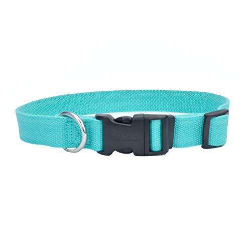 Coastal - New Earth Soja – verstellbares Hundehalsband, Minze, 1,9 x 30,5 - 45,7 cm von Coastal