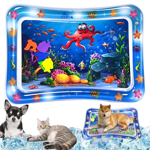 Cocadong Water Sensory Play Mat for Cats, Sensory Cat Water Play Mat, Water Play Mat for Cat Toys (C) von Cocadong