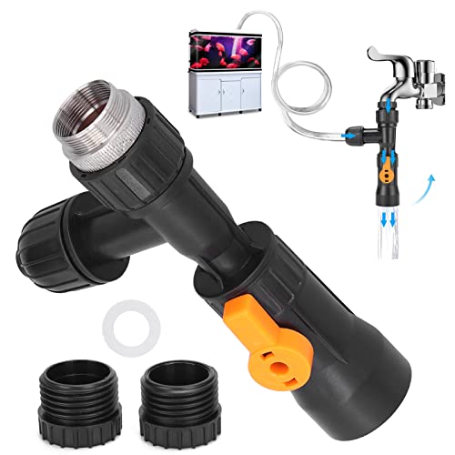 Cocoarm Aquarium-Wasserwechsler, Ersatz-Wasserwechsler, Wasserhahn-Adapter, Düsen, Pumpen-Wasserhahn, Aquarium-Wasserwechsler, Wasserwechsler von Cocoarm