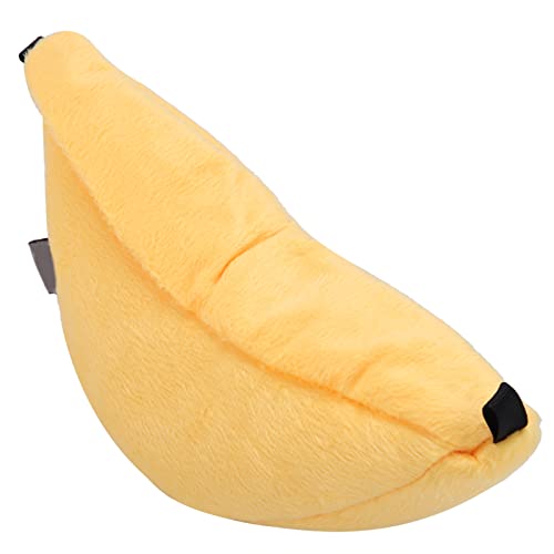 Cocoarm Hängendes Haustierbett in Bananenform, Samt-Haustier-Nesthaus, Hamster-Hängebett, Waschbar und Wiederverwendbar, Haustierhaus für Hamster, Hängematte (Yellow) von Cocoarm