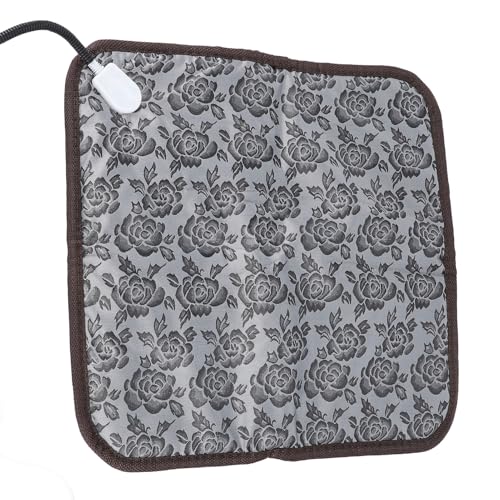 Cocoarm Pet Heating Pad Wasserfest Reißfest 3 Einstellbare Temperatur Elektrisch Haustier Wärmer Decke Haustier Heizmatte Hunde Katzen 45 x 45cm, 20W (Gray) von Cocoarm