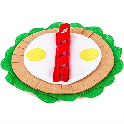 Cocolook Hündchen Snuffle Mat Katzen-Haustier-Sniffing Trainings Pad Puppy Activity Trainingsdecke Abnehmbare Fleece-Pads Thin Burrito von Cocolook