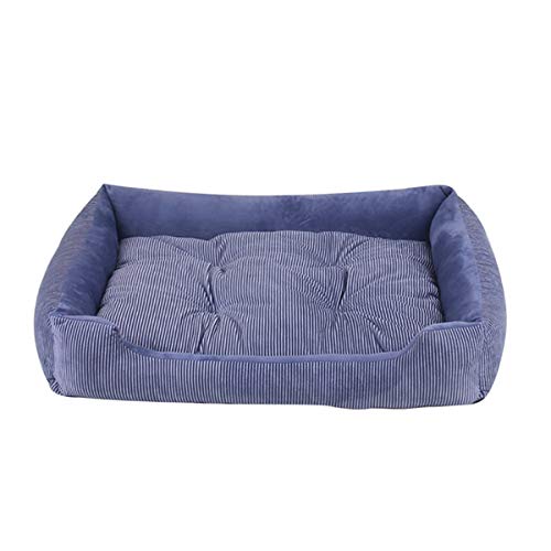 Cocolook Hundebett Sofa-Welpen-Hundebett Bank für Klein Groß Medium Hunde Katzen Decke Hundebetten Mats Haus Lounger Haustier-Bett-Kennel Blau,45x28.5x12cm von Cocolook