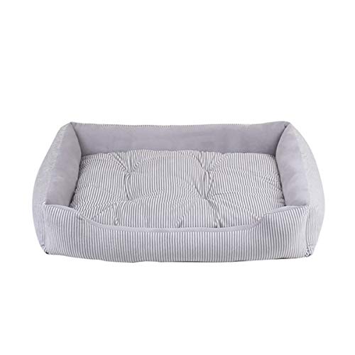 Cocolook Hundebett Sofa-Welpen-Hundebett Bank für Klein Groß Medium Hunde Katzen Decke Hundebetten Mats Haus Lounger Haustier-Bett-Kennel Grau,60x45x15cm von Cocolook