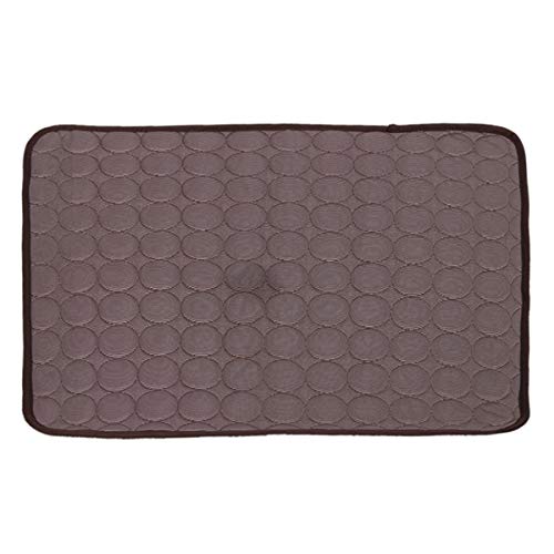 Cocolook Hundematte haustieresabkühlendes Eismatte Breathable Haustier-Hundebett-Katze-Hundeschlafdecke Matratze Sofakissen für Kennel Bett Cage Kaffee,XL von Cocolook