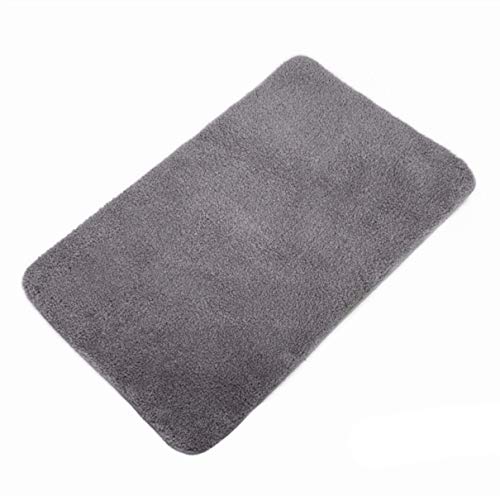 Cocolook Super Absorbent Hoch Höhe Plüsch-Hundematte Dog-Auflage für Small Medium Large Haustiere mit super bequemen Plüsch-Fleece Anti Skid Bottom Grau,L 60 x 90cm von Cocolook