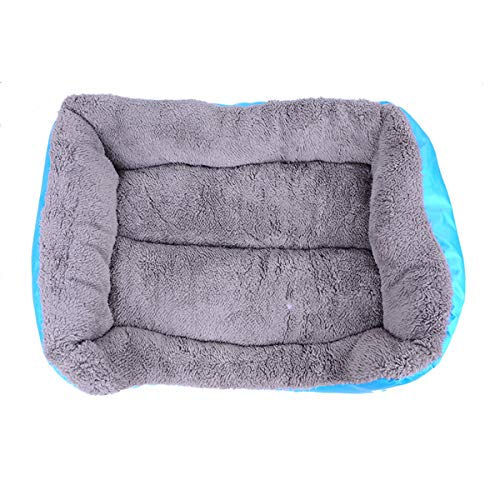 Cocolook Weiche Fleece Warm-Katzen-Bett Haus Paw Pet Sofa Hundebetten Wasserdicht Bottom große Hunde Haustier-Haus Wasserdicht Bottom 1,L 68cmx55cmx16cm von Cocolook