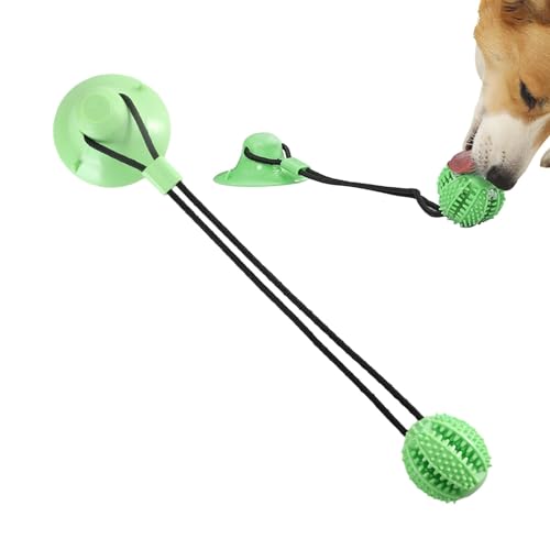 Coiroaoz Leckerli-Spender Hundespielzeug - Futter undicht Kauball Spielzeug - Elastisches interaktives Kauspielzeug für große, mittelgroße und kleine Hunde von Coiroaoz