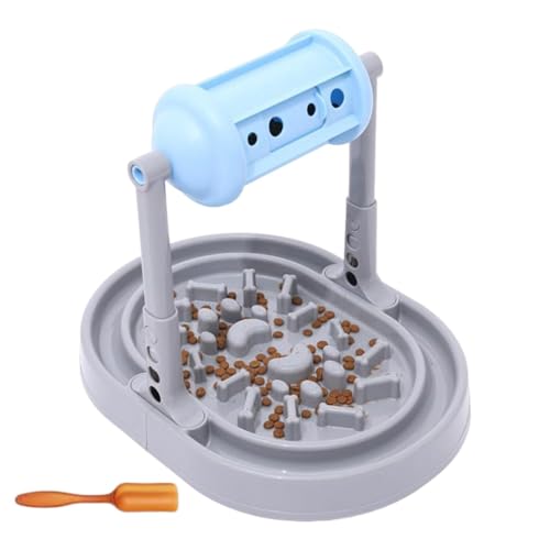 Coiroaoz Pet Rolling Slow Feeder, Verstellbares interaktives Haustierspielzeug, verstellbarer Futternapf für Hunde und Katzen, langsames Futter Spielzeug für Haustiere, Kätzchen, Hunde, Katzen von Coiroaoz