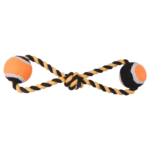 Coiroaoz Puppy Rope Toy | Tauziehen Spielzeug für Hunde | Welpen Kauspielzeug Baumwolle Seil Spielzeug mit 2 Bällen Hund Beißspielzeug Seil Hundespielzeug für Kleine Mittlere Große Hunde Zahnen Kauen von Coiroaoz