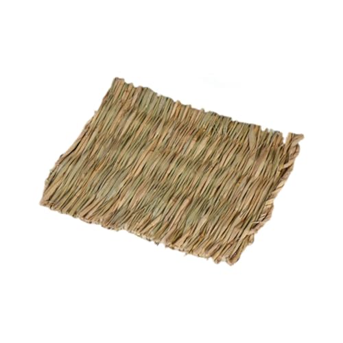 Colcolo 10x gewebte Bettmatte Kaninchen Grasmatten Bunny Schlaf Bett Seegrasmatte gewebte Bett Hamster Grasmatte für syrische Ratten Igel Igel Igel, Große 40 Cmx28cm von Colcolo