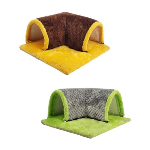 Colcolo 2 Stück Guinea Pig Hideout Hamster Tunnel für Guinea Pig Hamster Eichhörnchen von Colcolo