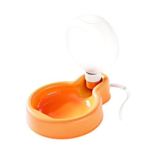 Colcolo 2 Stück Hundewasserflasche, Faltbare Wasserflasche, 500 ml, Wasserkocher, Haustiere, Trinkflasche, Wasserspender für Welpen, Katzen, Reisen, Outdoor, Orange von Colcolo