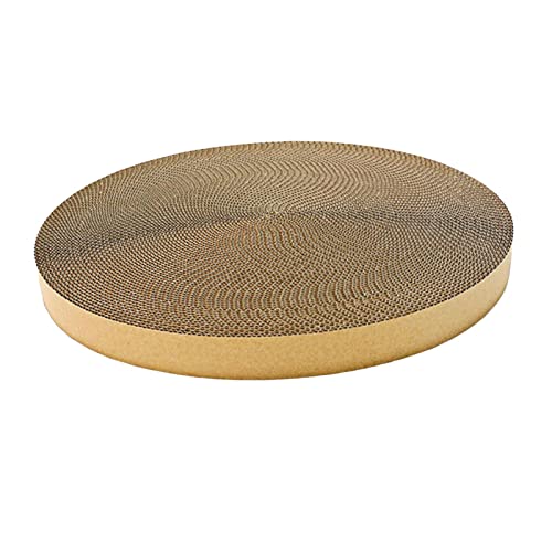 Colcolo 37 cm Katzenkratzer Karton Kratzunterlage Wellpappe Kratzbett Interaktives Spielzeug Sofa Ersatzmatte für Kratzbaum Kätzchen Kitty von Colcolo