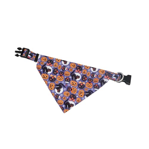 Colcolo Bandana für Hunde, Hundehalsband, atmungsaktiv, Taschentuch, Sommerkostüm, Zubehör, Dekoration, Halloween, Heimtierbedarf, Dreieckslätzchen, Blau Orange von Colcolo