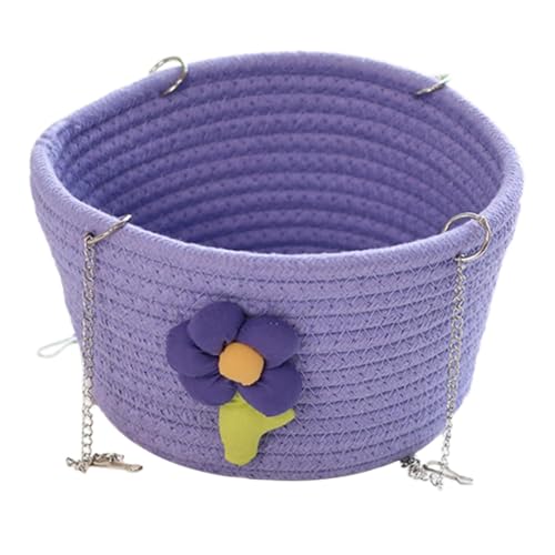 Colcolo Hängematte für Kleintiere, Hängebett für alle Jahreszeiten, kaufest, Käfigzubehör, Mäuse-Schlafnest für Eichhörnchen im Haushalt, und Garten, Lila Colcolo Hängematte für Kleintiere, Hängebett für alle Jahreszeiten, kaufest, Käfigzubehör, Mäuse-Schlafnest für Eichhörnchen im Haushalt, und Garten, Lila von Colcolo