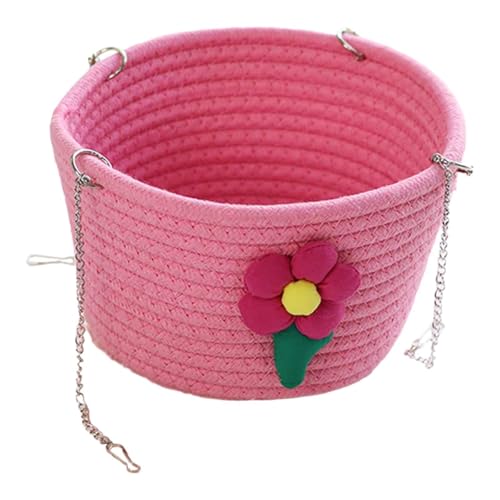 Colcolo Hängematte für Kleintiere, Hängebett für alle Jahreszeiten, kaufest, Käfigzubehör, Mäuse-Schlafnest für Eichhörnchen im Haushalt, und Garten, Rosa Colcolo Hängematte für Kleintiere, Hängebett für alle Jahreszeiten, kaufest, Käfigzubehör, Mäuse-Schlafnest für Eichhörnchen im Haushalt, und Garten, Rosa von Colcolo
