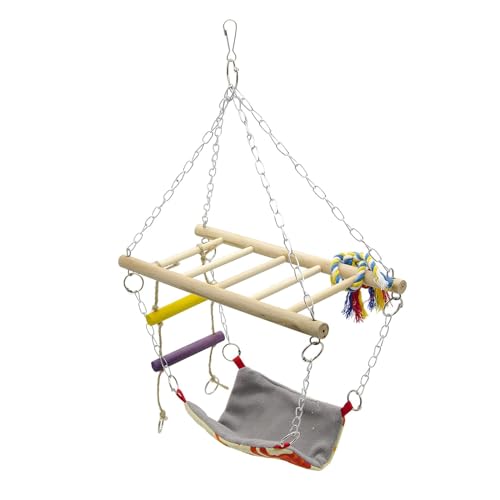 Colcolo Hängematte für Vögel, Papageien, Sitzstange, zum Aufhängen, Vogelkäfigständer, Papageiennest, Bett, Vogelbedarf, Spielzeug, Sittich, von Colcolo