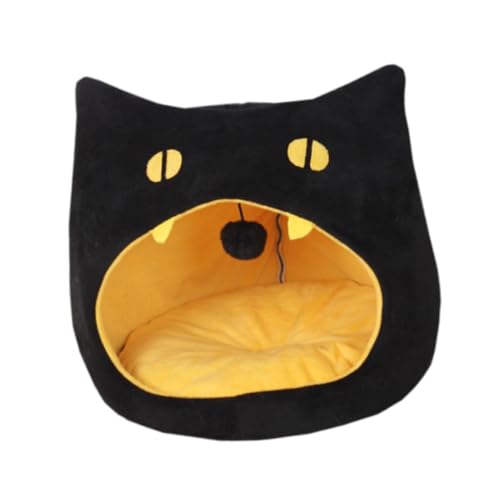 Colcolo Halbgeschlossenes Katzennest, Katzenbett, Höhle, Haus, waschbar, gemütlich, kreativer Tierschutz, Zwinger für Hunde, Meerschweinchen, Kätzchen, 36cmx36cmx36cm von Colcolo