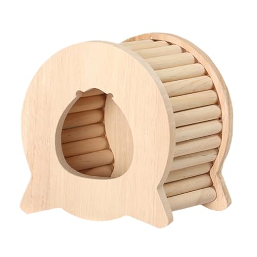 Colcolo Hamster Holzhaus Versteck Käfig Dekor Spielhütte Rennmäuse Versteck DIY Käfig, Ruhe Kleintierhaus Käfig Zubehör Erkunden Spielzeug, Oktopus von Colcolo