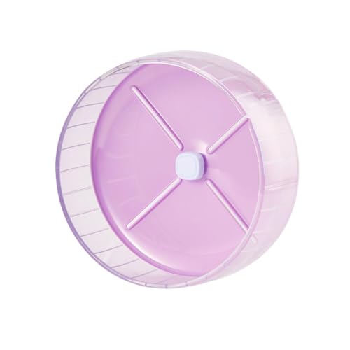 Colcolo Hamster Laufrad Übung Flying Runner rund 26cm leiser Sport Gymnastikball Laufrad für Igel Kleintier, Lila von Colcolo