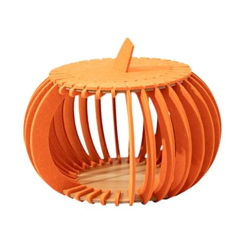 Colcolo Haustierhöhle, Katzenhaus, Zwinger für Hauskatzen, Katzenzubehör, Katzenbett, Katzenversteck für schlafende Kätzchen, spielende Katzen, Orange von Colcolo