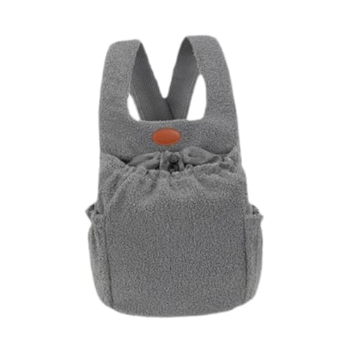 Colcolo Haustierträger-Rucksack, Haustier-Tragetasche, tragbare Reisetasche, Katzen-Tragetasche, Hunde-Frontpackung für Wandern, Reisen, Outdoor, Grau von Colcolo