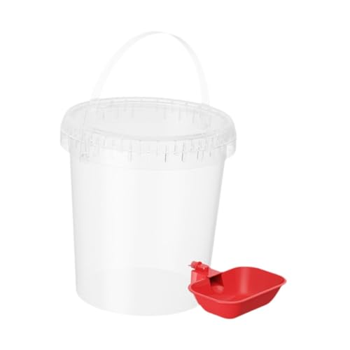 Colcolo Haustierwasserspender Automatische Wasserschale Haustier Wasserspender Station Hunde Auto Wasserfutter für Gänse, Taube Kaninchen Ente Ente, 10l von Colcolo