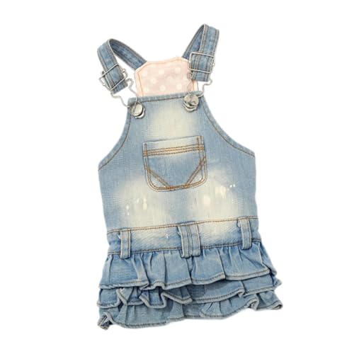 Colcolo Hundekleidung Foto Requisiten, Katzenprinzessin Kleider Welpen Jeans Kleidung für Haustiere Partys Halloween, Xs von Colcolo