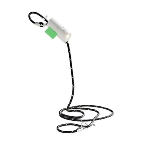 Colcolo Hundeleine mit LED -Leuchten Walking Hund Lash USB wiederaufladbare Trainingsleinen mit Abfallbeutelspender für Gartencamping von Colcolo