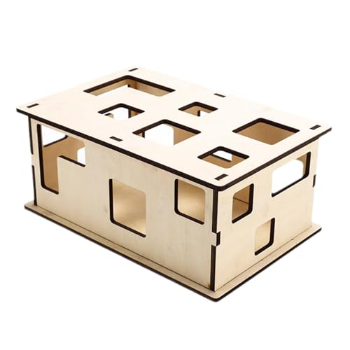 Colcolo Katzen-Puzzle-Box, interaktives Bereicherungsspielzeug, pädagogische Bälle, Kratzbrett, Katzen-Puzzle-Futterspender für Training und Übungen im von Colcolo
