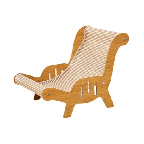 Colcolo Katzen-Sisal-Lounge-Sessel, Katzen-Strandstuhl, Krallenschleifer, Schlafender Katzen-Lounge-Sessel, für kleine Hauskatzen, 42 cm X 60 cm X 44.5 von Colcolo