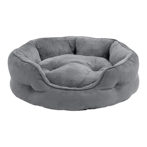 Colcolo Katzenbett, Sofa, rutschfeste Unterseite, waschbar, Schlummerbett für Katzen oder kleine Hunde, für Kätzchen, Hunde, Katzen, Welpen, Gray M von Colcolo