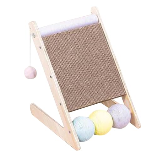 Colcolo Katzenkratzer Ramp Kratzer Brett Spielzeugkugeln Interaktive Spielzeug Kratzpad Katze Kratzerpfosten für kleine mittelgroßen großen Katzen, 27cmx295cmx335cm Colcolo Katzenkratzer Ramp Kratzer Brett Spielzeugkugeln Interaktive Spielzeug Kratzpad Katze Kratzerpfosten für kleine mittelgroßen großen Katzen, 27cmx295cmx335cm von Colcolo
