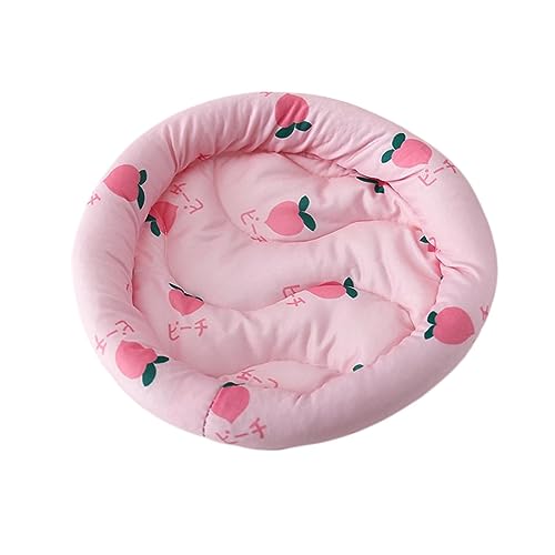 Colcolo Kleines Haustier-Nest-Pad, Hamster-Haus-Pad, Kissen-Pad, Meerschweinchen-Haus-Nest-Matte, Kaninchen-Matte für Katzen, andere kleine Haustiere, rosa S von Colcolo