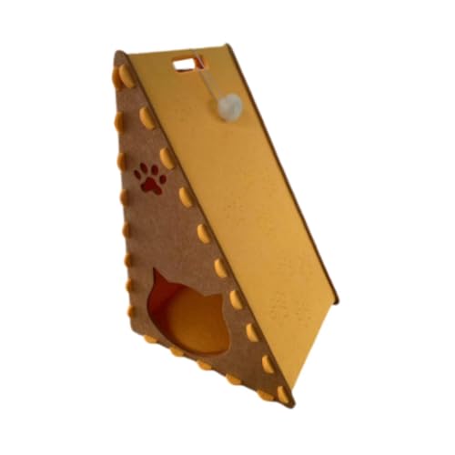 Colcolo Pet Cat House Kratzwiderstand Innenräume Gebrauch Kratzer Filzkatze Möbel Privatsphäre bequemer Kätzchen Schutzhaus Anti -Slip, Braungelb Colcolo Pet Cat House Kratzwiderstand Innenräume Gebrauch Kratzer Filzkatze Möbel Privatsphäre bequemer Kätzchen Schutzhaus Anti -Slip, Braungelb von Colcolo