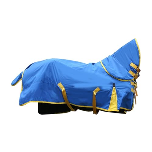 Colcolo Pferdepflegedecke Pferdebekleidung Reitbekleidung ohne Füllung Pferdebekleidung Winter warme Weidedecke Pferdebekleidung, Blue L von Colcolo