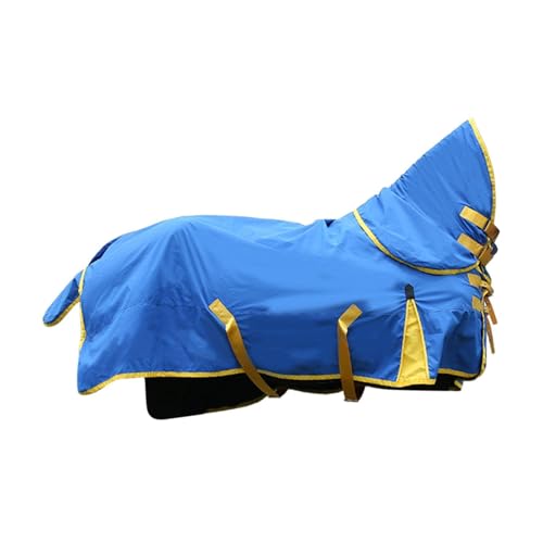 Colcolo Pferdepflegedecke Pferdebekleidung Reitbekleidung ohne Füllung Pferdebekleidung Winter warme Weidedecke Pferdebekleidung, Blue M von Colcolo