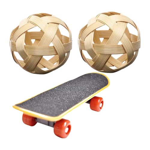 Colcolo Reptilien-Skateboard-Spielzeug, Haustier-Mini-Skateboard, Schildkröten-Futterball, Schildkröten-Trainings-Skateboard für Papageien, Chamäleons, von Colcolo