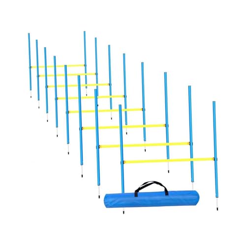 Colcolo Sprungstange für das Agility-Training von Hunden, Agility-Trainingsset, Sprunghindernis für Hunde, Agility-Hindernistraining für Fußball, von Colcolo