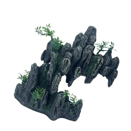 Colcolo Wassertank-Dekoration, attraktiv, zarte künstliche Aquarium-Dekoration für den Garten im Freien, 25cmx23cmx7cm von Colcolo