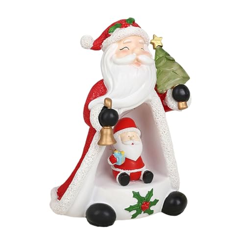 Colcolo Weihnachten Nachttisch Nachtlicht Urlaub Atmosphäre Dekoration Desktop Ornament für Kamin Geschenk Kaminsims, Weihnachtsmann von Colcolo