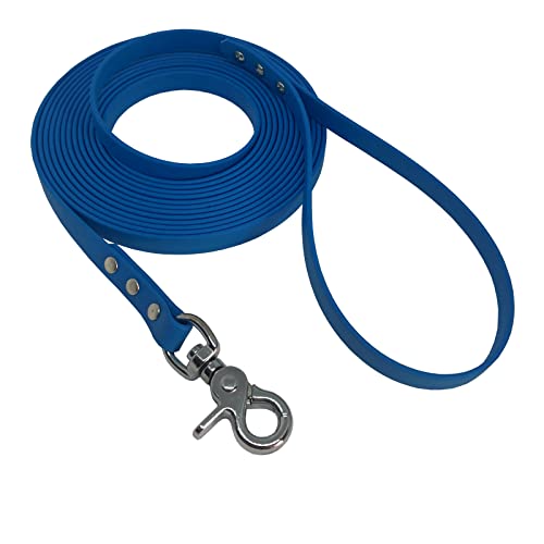 BIOTHANE® Hundeleine mit Handschlaufe - BETA 13 mm - [1 m] - hellblau - BU521 von Collar & Leash