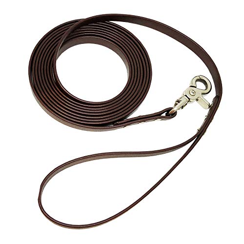 BIOTHANE® Hundeleine mit Handschlaufe - BETA 13 mm - [2 m] - Dunkelbraun - BR523 von Collar & Leash