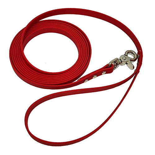 BIOTHANE® Hundeleine mit Handschlaufe - BETA 13 mm - [2 m] - rot - RD522 von Collar & Leash