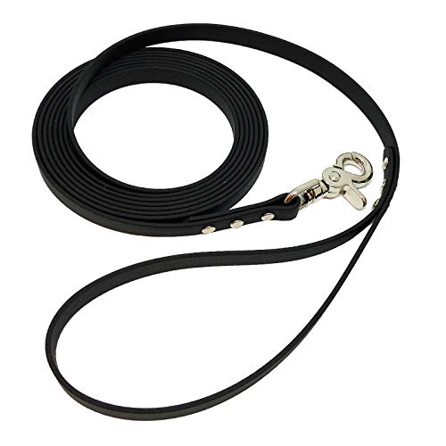 BIOTHANE® Hundeleine mit Handschlaufe - BETA 16 mm - [1 m] - schwarz - BL520 von Collar & Leash