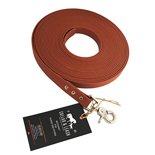 Collar & Leash BIOTHANE® Schleppleine - BETA 13 mm - [1 m] - Hellbraun - BR521 von Collar & Leash