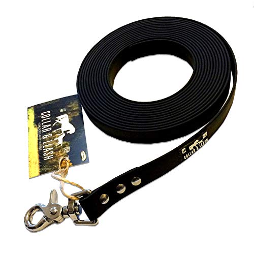 Collar & Leash BIOTHANE® Schleppleine - BETA 13 mm - [10 m] - schwarz - BL520 von Collar & Leash