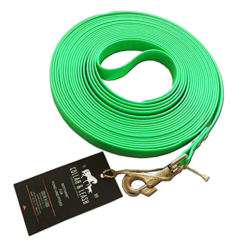 Collar & Leash BIOTHANE® Schleppleine - BETA 13 mm - [5 m] - neon grün - GN528 von Collar & Leash